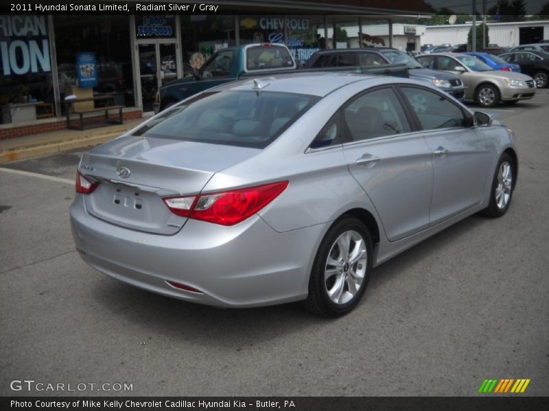 Radiant Silver / Gray 2011 Hyundai Sonata Limited