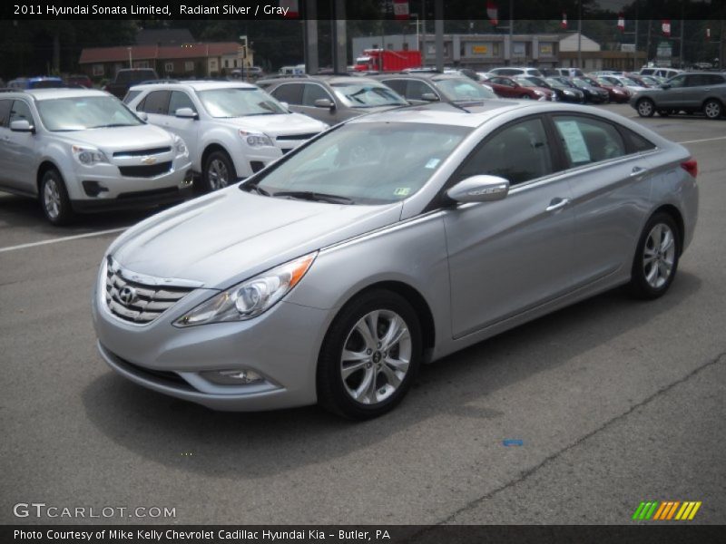 Radiant Silver / Gray 2011 Hyundai Sonata Limited