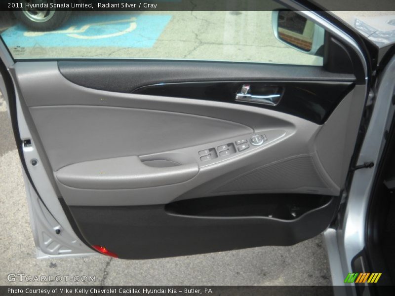 Radiant Silver / Gray 2011 Hyundai Sonata Limited