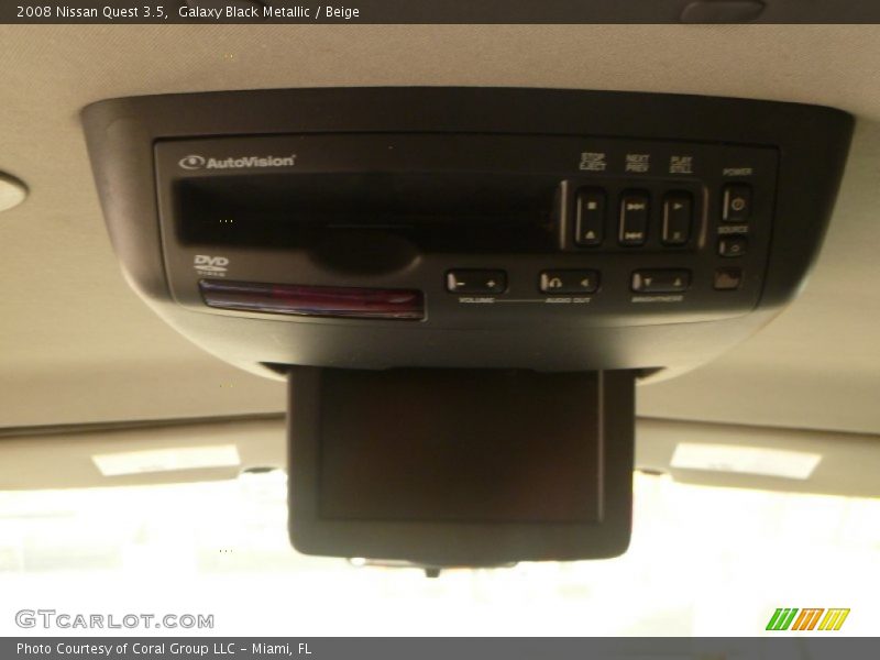Galaxy Black Metallic / Beige 2008 Nissan Quest 3.5
