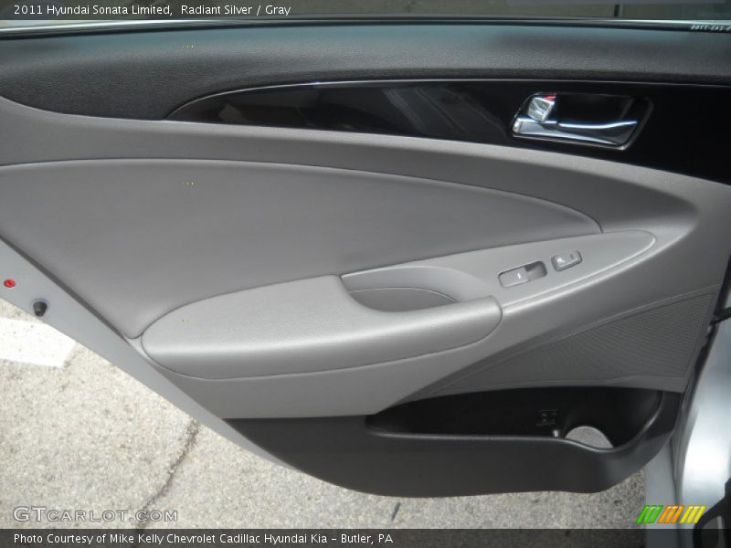 Radiant Silver / Gray 2011 Hyundai Sonata Limited