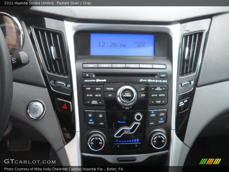 Radiant Silver / Gray 2011 Hyundai Sonata Limited
