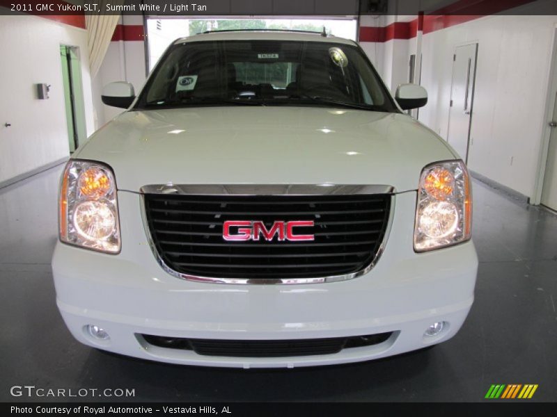 Summit White / Light Tan 2011 GMC Yukon SLT