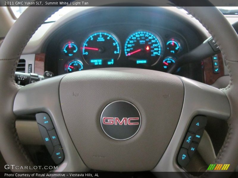 Summit White / Light Tan 2011 GMC Yukon SLT