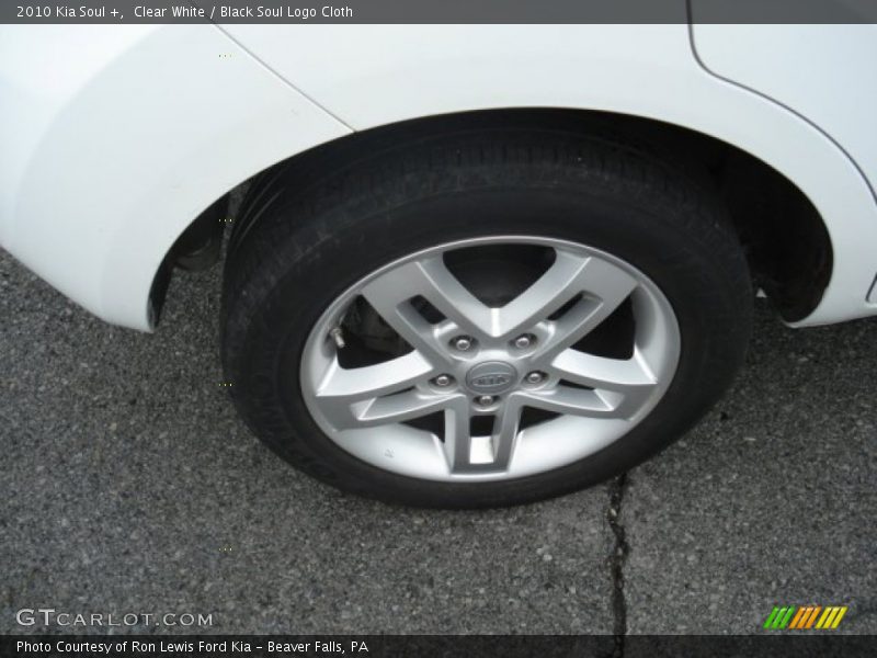 Clear White / Black Soul Logo Cloth 2010 Kia Soul +