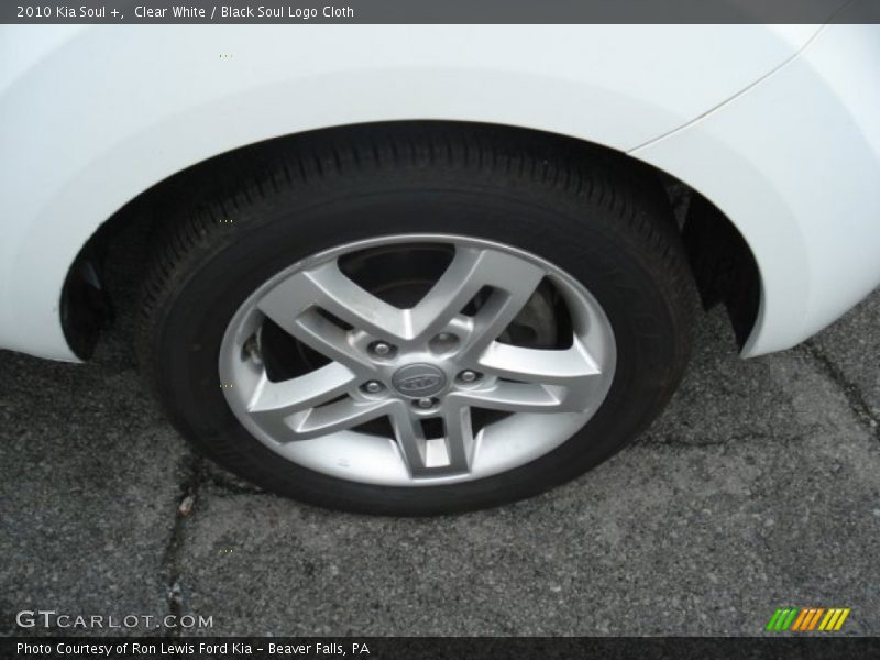 Clear White / Black Soul Logo Cloth 2010 Kia Soul +