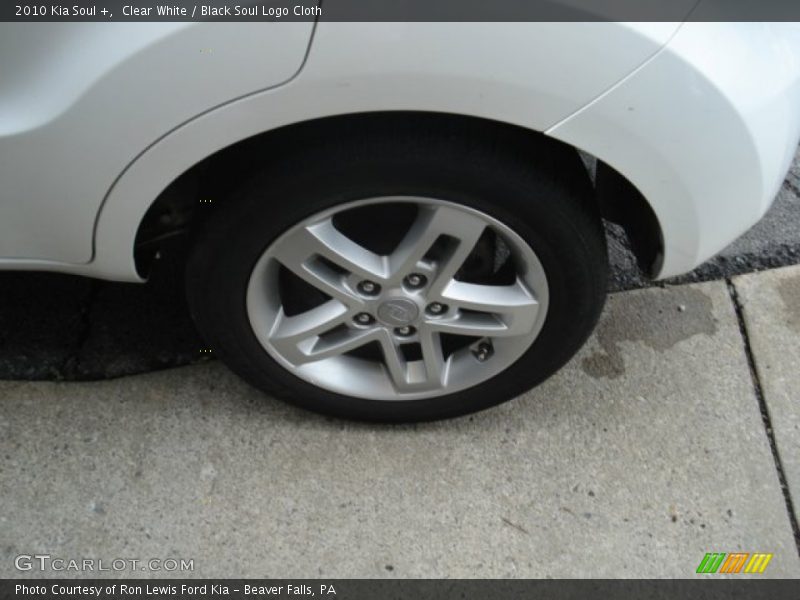 Clear White / Black Soul Logo Cloth 2010 Kia Soul +