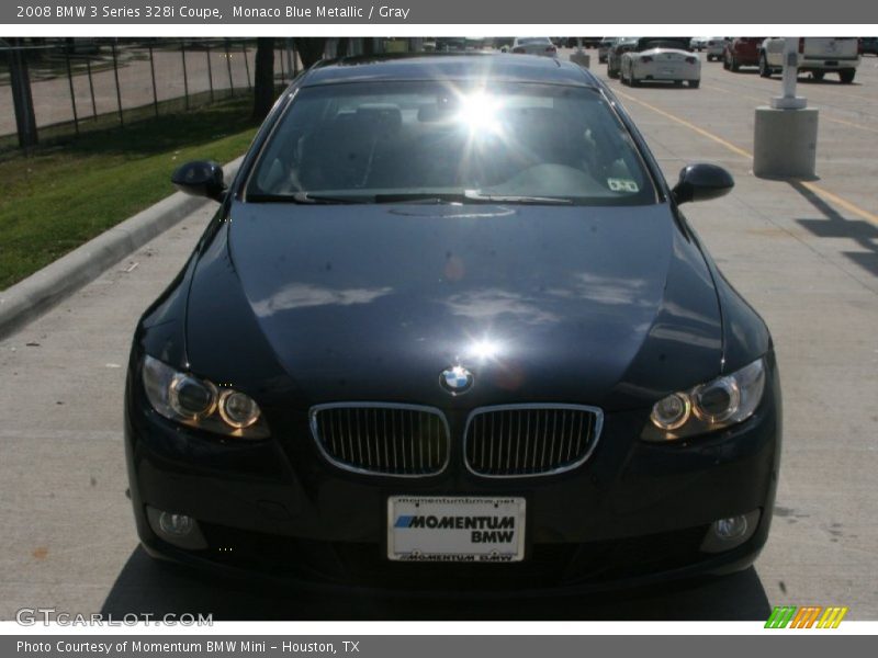 Monaco Blue Metallic / Gray 2008 BMW 3 Series 328i Coupe
