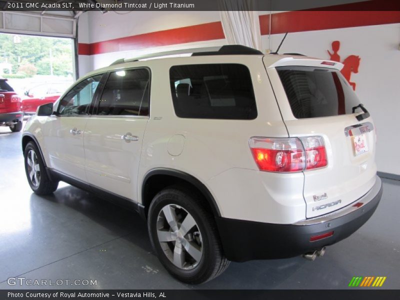 White Diamond Tintcoat / Light Titanium 2011 GMC Acadia SLT