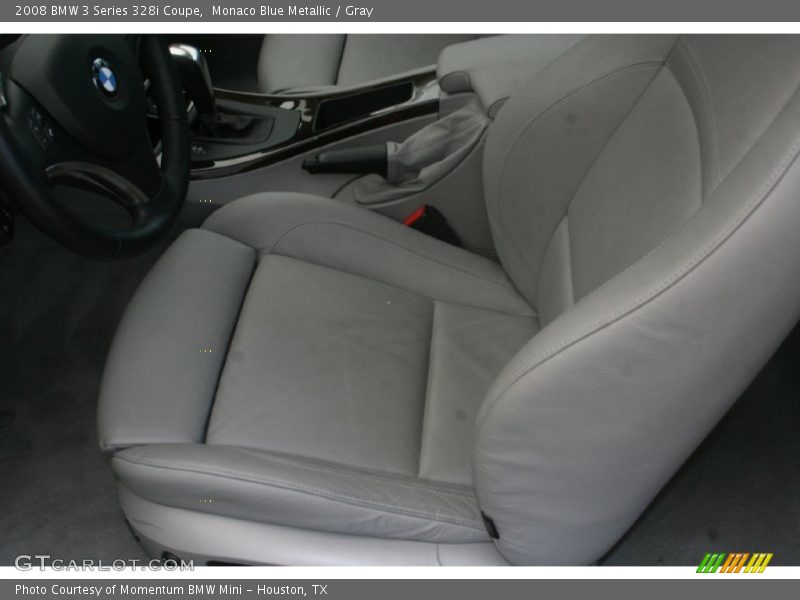 Monaco Blue Metallic / Gray 2008 BMW 3 Series 328i Coupe