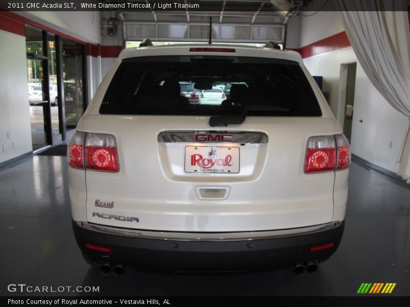 White Diamond Tintcoat / Light Titanium 2011 GMC Acadia SLT