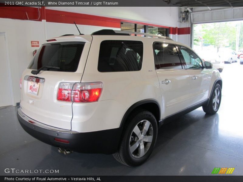 White Diamond Tintcoat / Light Titanium 2011 GMC Acadia SLT