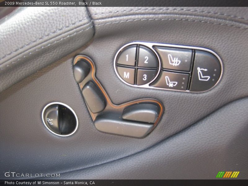 Black / Black 2009 Mercedes-Benz SL 550 Roadster
