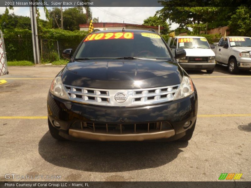Super Black / Cabernet 2003 Nissan Murano SL