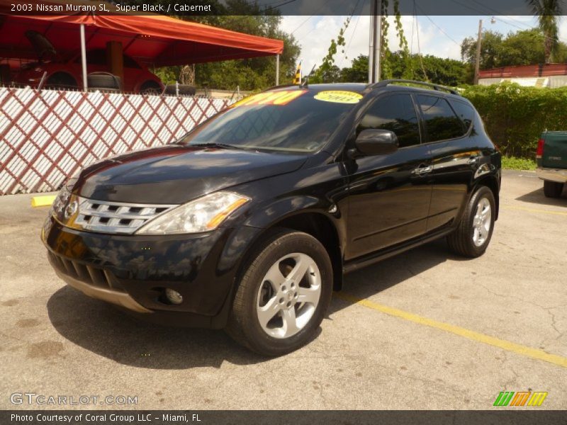 Super Black / Cabernet 2003 Nissan Murano SL