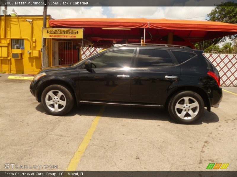 Super Black / Cabernet 2003 Nissan Murano SL