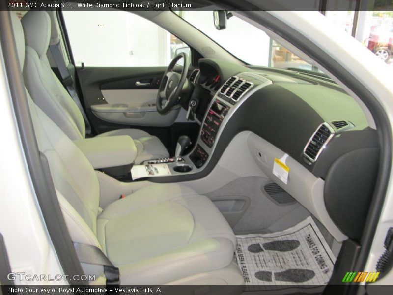 White Diamond Tintcoat / Light Titanium 2011 GMC Acadia SLT