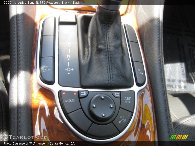 Black / Black 2009 Mercedes-Benz SL 550 Roadster