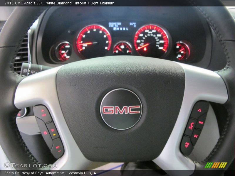White Diamond Tintcoat / Light Titanium 2011 GMC Acadia SLT