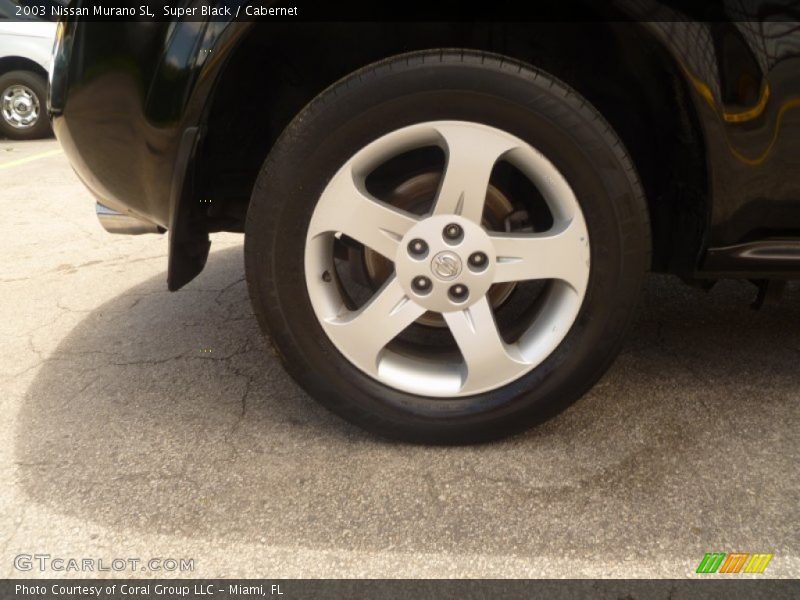 Super Black / Cabernet 2003 Nissan Murano SL