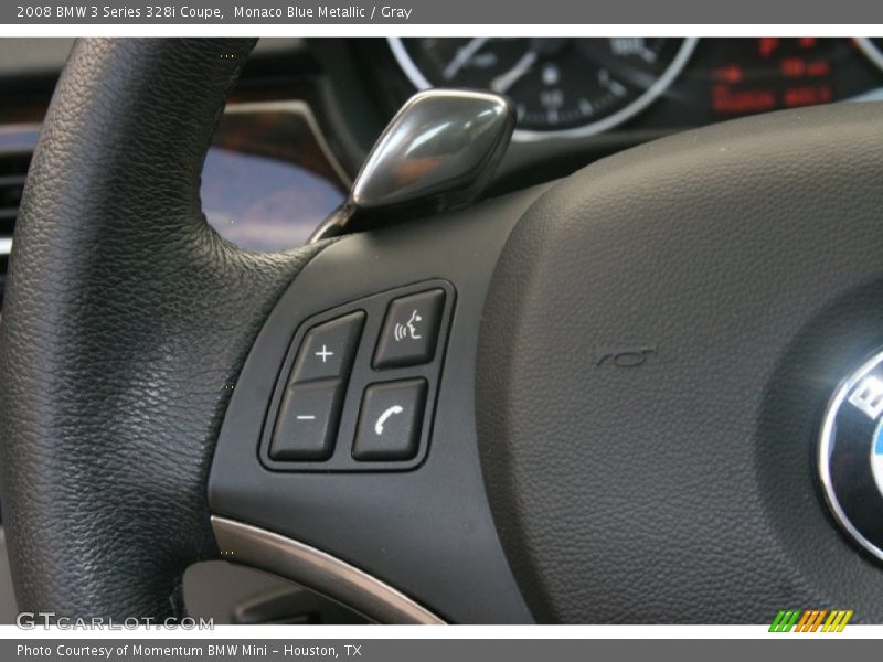 Monaco Blue Metallic / Gray 2008 BMW 3 Series 328i Coupe