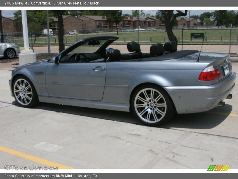 Silver Grey Metallic / Black 2006 BMW M3 Convertible