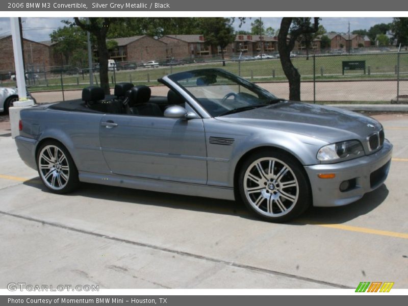 Silver Grey Metallic / Black 2006 BMW M3 Convertible