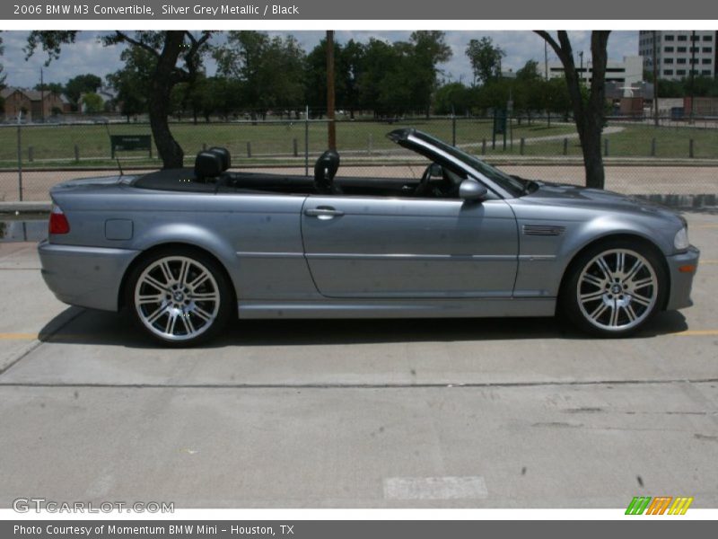 Silver Grey Metallic / Black 2006 BMW M3 Convertible