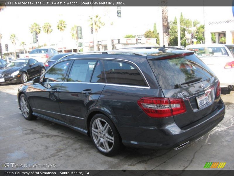 Steel Grey Metallic / Black 2011 Mercedes-Benz E 350 4Matic Wagon