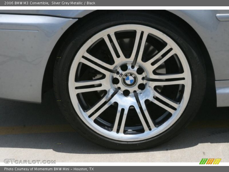 Silver Grey Metallic / Black 2006 BMW M3 Convertible