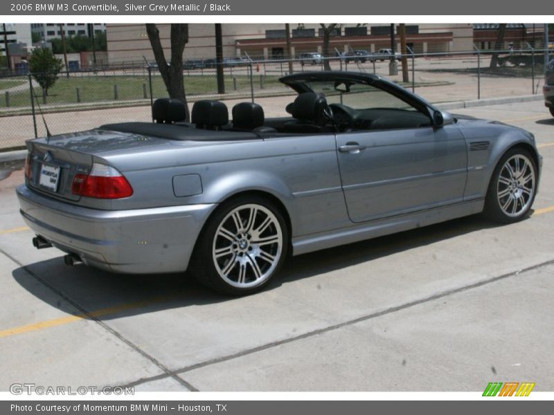 Silver Grey Metallic / Black 2006 BMW M3 Convertible