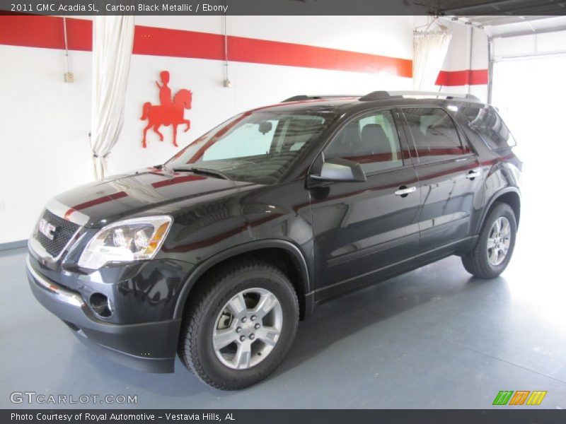 Carbon Black Metallic / Ebony 2011 GMC Acadia SL