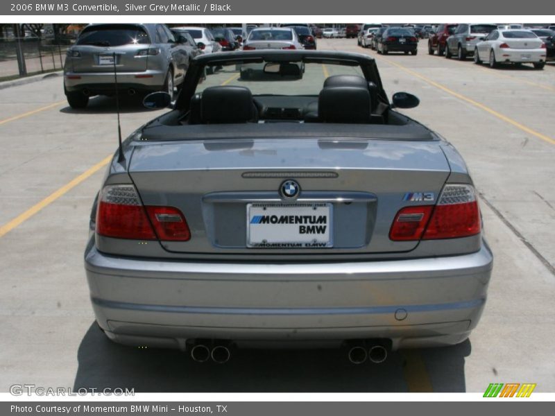 Silver Grey Metallic / Black 2006 BMW M3 Convertible