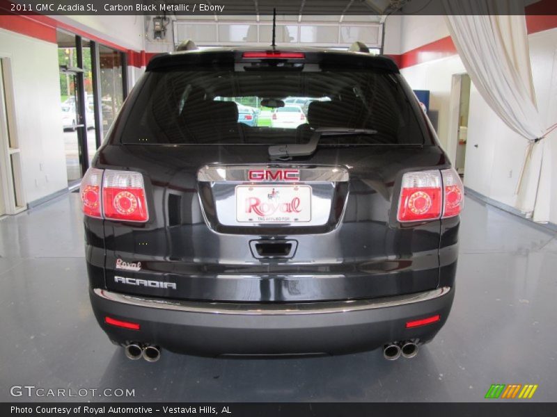 Carbon Black Metallic / Ebony 2011 GMC Acadia SL
