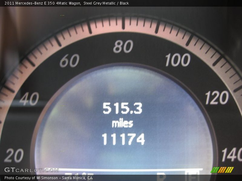 Steel Grey Metallic / Black 2011 Mercedes-Benz E 350 4Matic Wagon