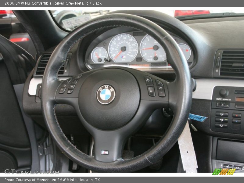 Silver Grey Metallic / Black 2006 BMW M3 Convertible