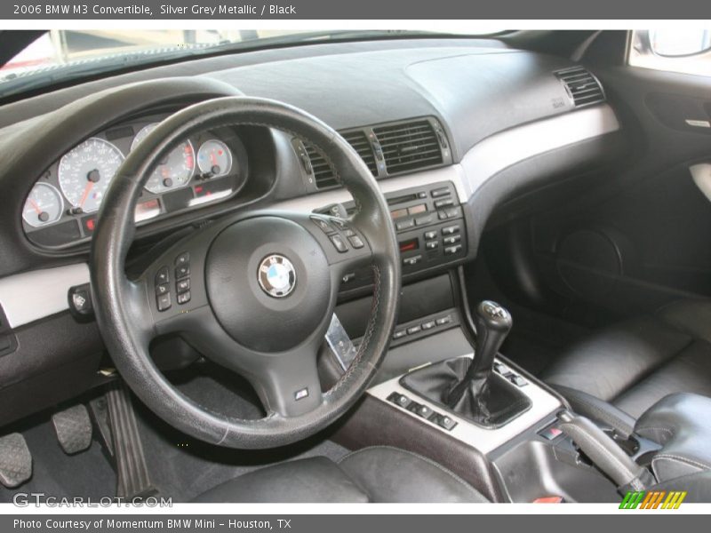 Silver Grey Metallic / Black 2006 BMW M3 Convertible