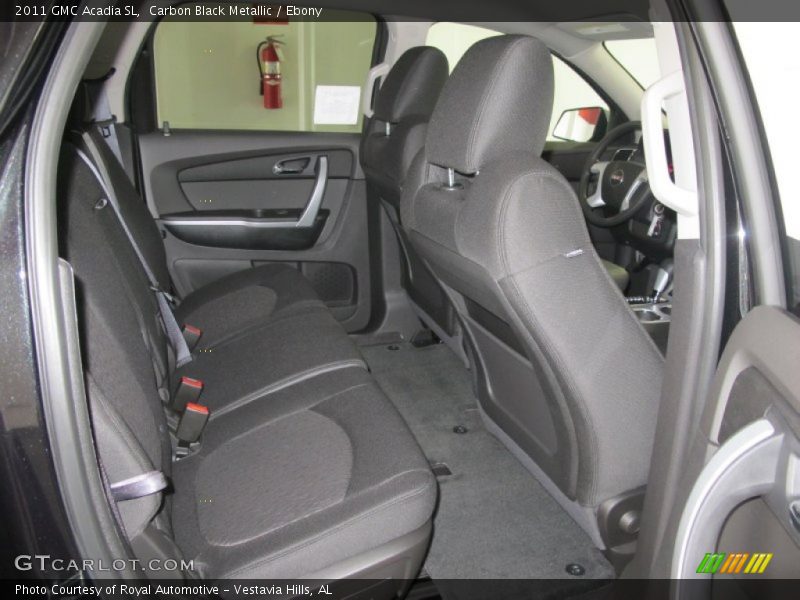 Carbon Black Metallic / Ebony 2011 GMC Acadia SL