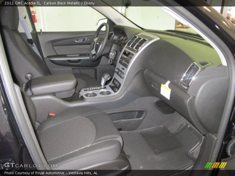 Carbon Black Metallic / Ebony 2011 GMC Acadia SL