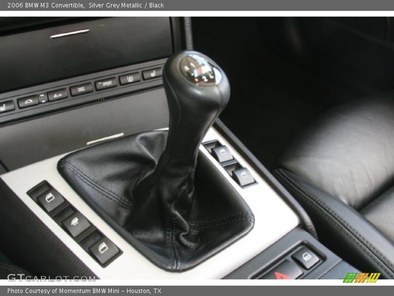 Silver Grey Metallic / Black 2006 BMW M3 Convertible