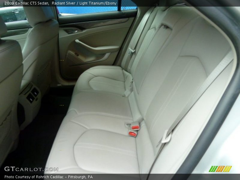 Radiant Silver / Light Titanium/Ebony 2009 Cadillac CTS Sedan