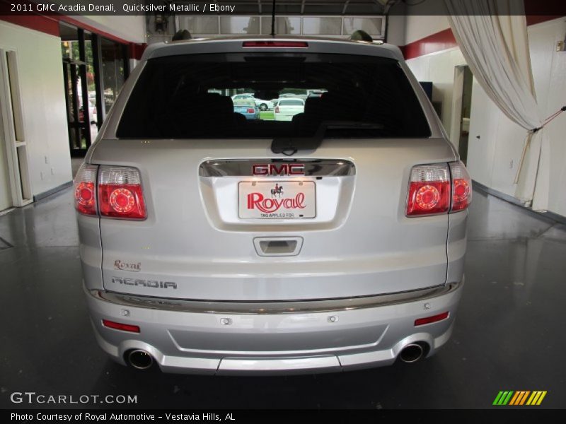 Quicksilver Metallic / Ebony 2011 GMC Acadia Denali
