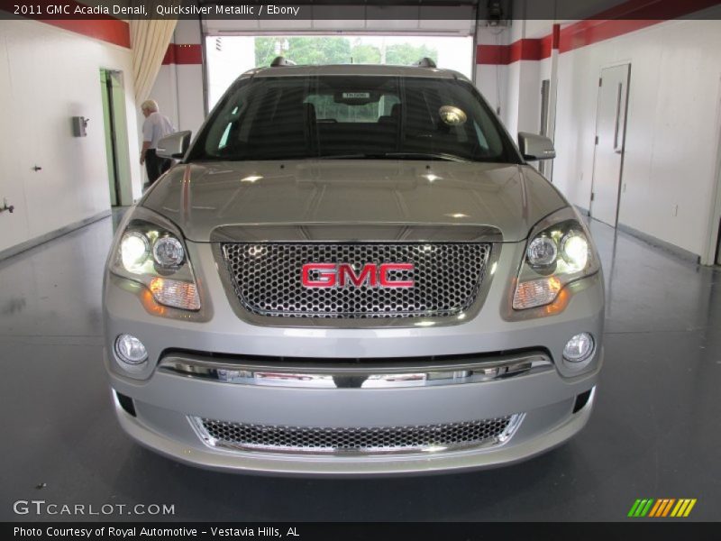 Quicksilver Metallic / Ebony 2011 GMC Acadia Denali