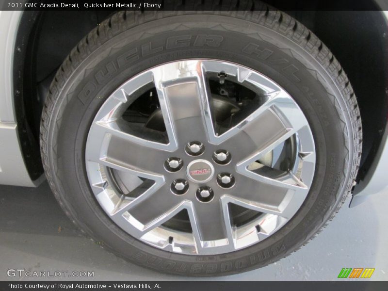Quicksilver Metallic / Ebony 2011 GMC Acadia Denali