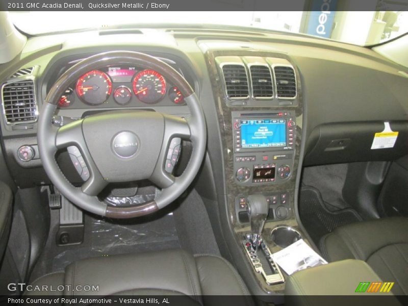 Quicksilver Metallic / Ebony 2011 GMC Acadia Denali