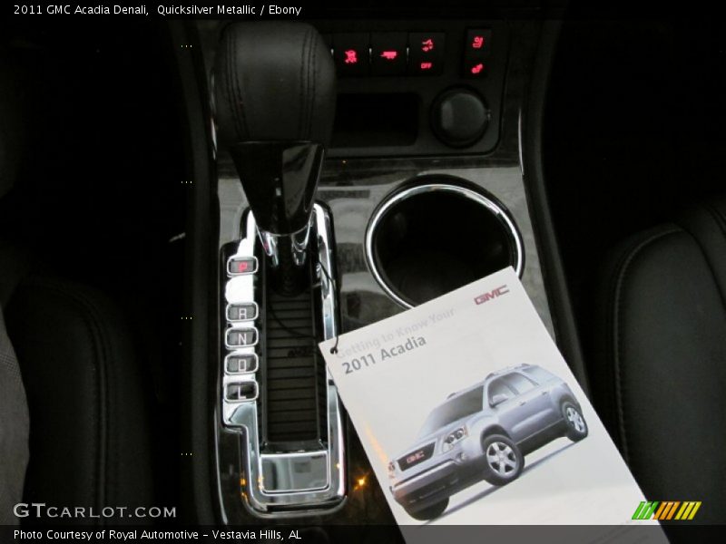 Quicksilver Metallic / Ebony 2011 GMC Acadia Denali