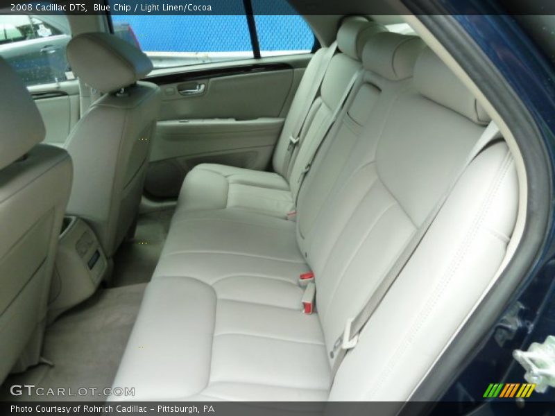 Blue Chip / Light Linen/Cocoa 2008 Cadillac DTS