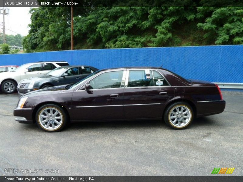 Black Cherry / Ebony 2008 Cadillac DTS