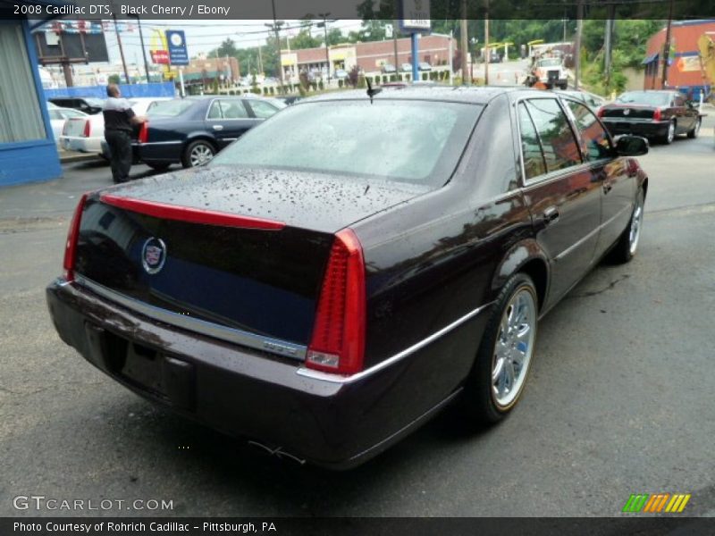 Black Cherry / Ebony 2008 Cadillac DTS