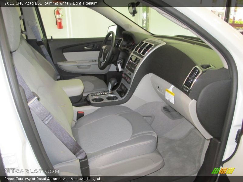 Summit White / Light Titanium 2011 GMC Acadia SL
